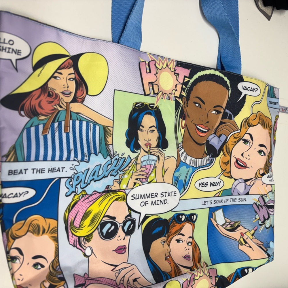 🌟 Estée Lauder Limited Edition "Gossip" Pop Art Tote 🌟 - Picture 2 of 5